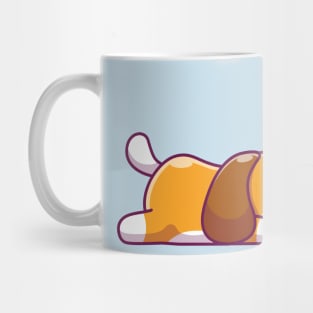 Cute dog sleeping Mug